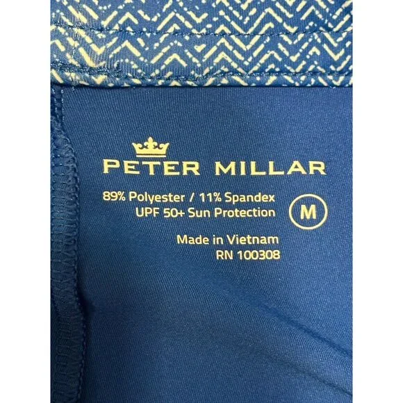 Peter Millar Ladies sz M Tennis Golf Pickleball skort stretch pull on Blue - Picture 6 of 7